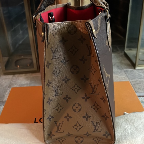 100% Authentic Louis Vuitton On the Go MM - Picture 3 of 14